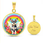 Chihuahua Dog Engraved Rainbow Bridge Memorial Necklace-[Heartfelt Family Gift]