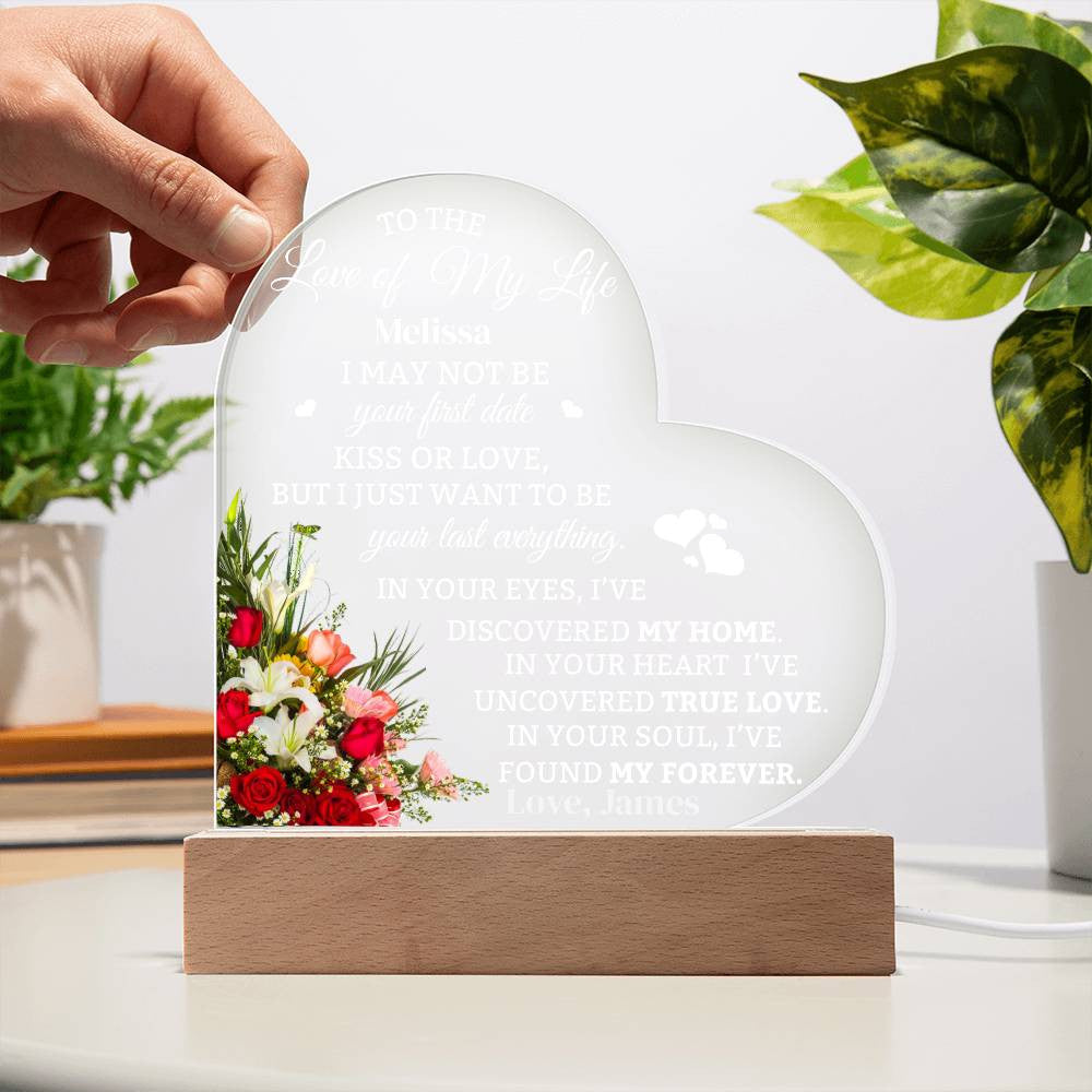 Soulmate Heart Plaque Gift-[Heartfelt Family Gift]