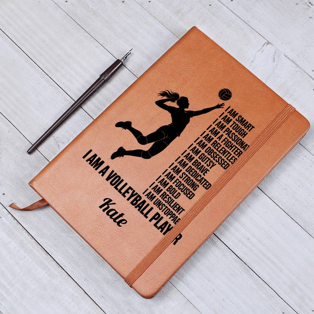 Personalized Volleyball Player Affirmation Journal