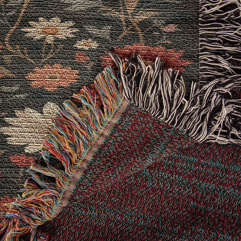 Raccoon Woven Cotton Blanket-[Heartfelt Family Gift]