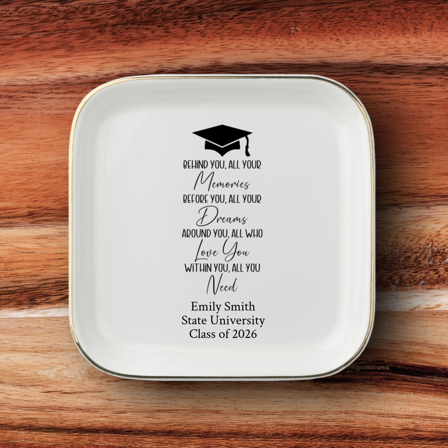 Graduation Jewelry or Trinket Dish