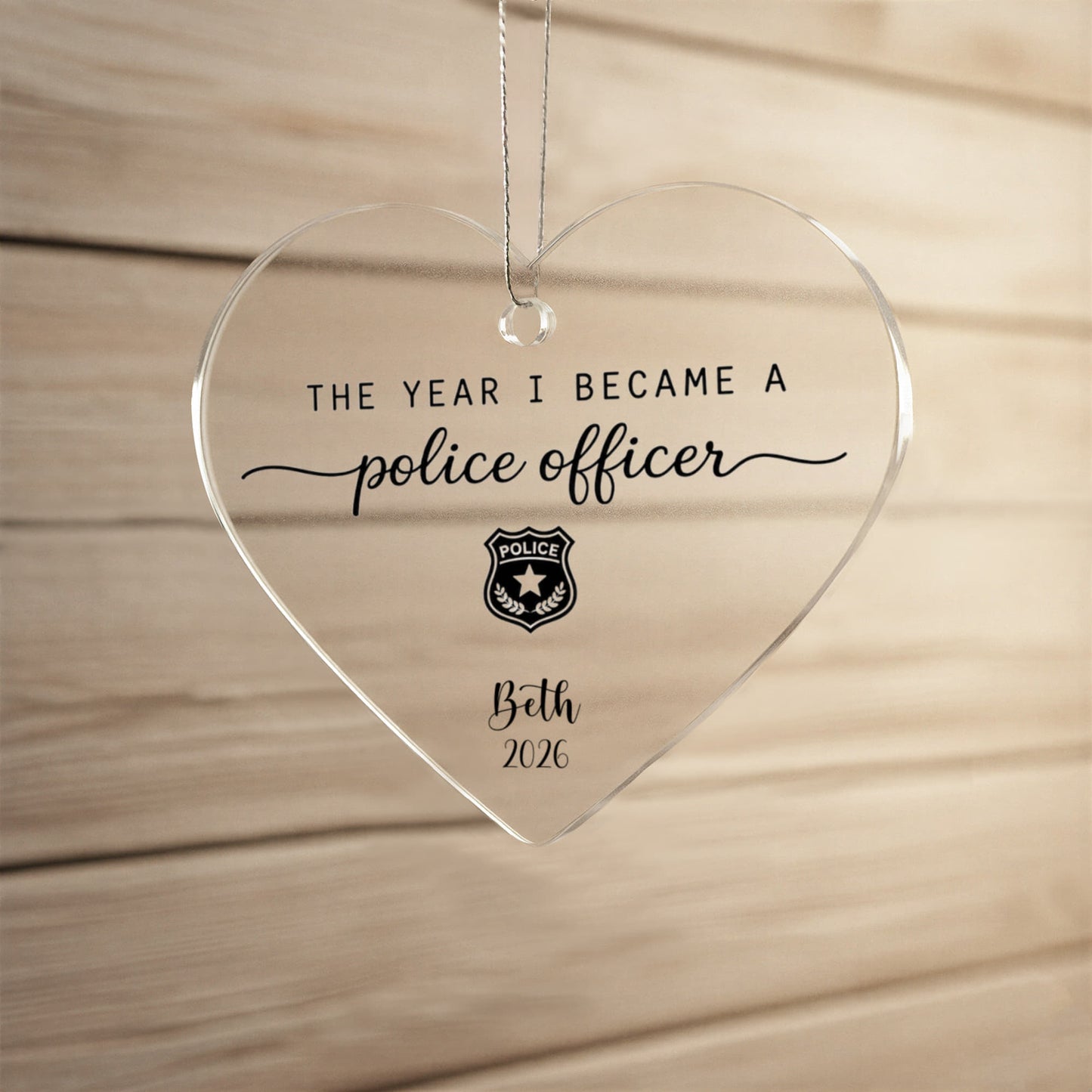 1st Christmas As a Police Officer Ornament