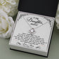 Personalized Love Knot Necklace Gift for Daughter from Mom or Dad-[Heartfelt Family Gift]