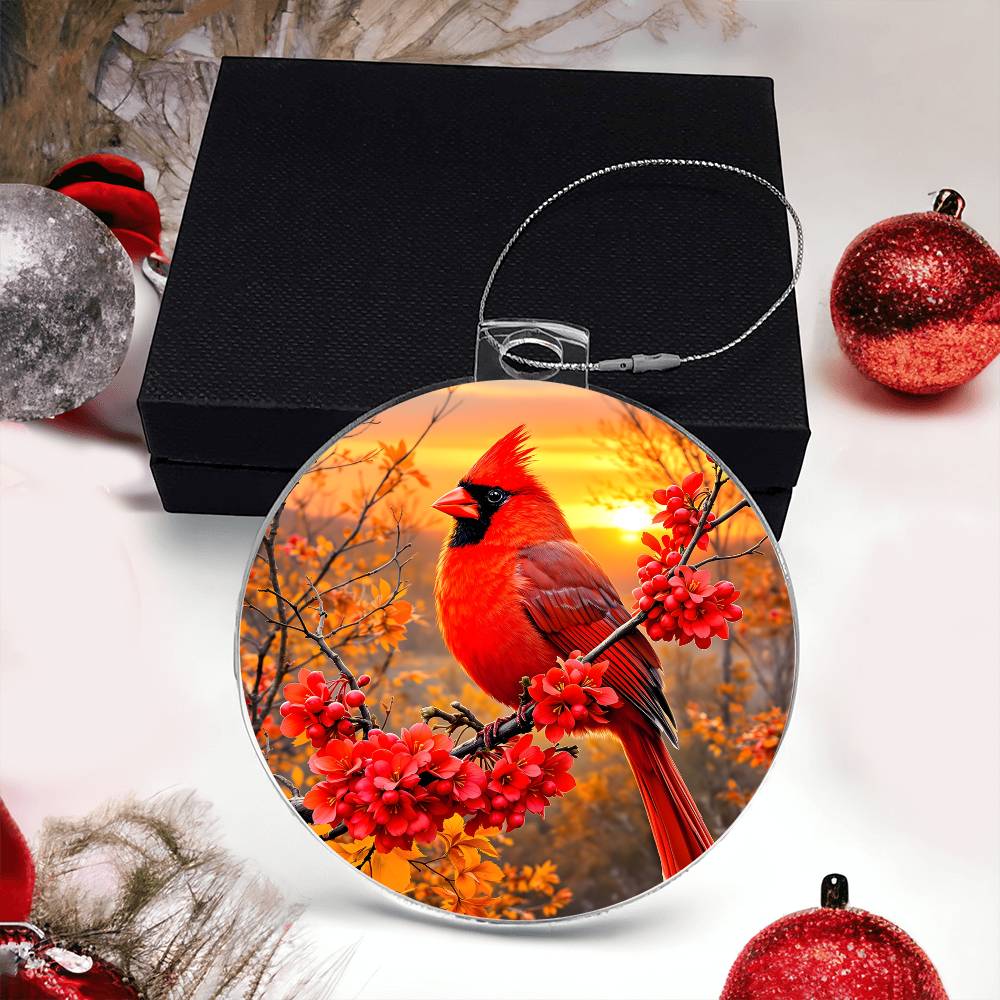 Cardinal Acrylic Ornament