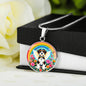 Beagle Dog Engraved Rainbow Bridge Memorial Necklace-[Heartfelt Family Gift]
