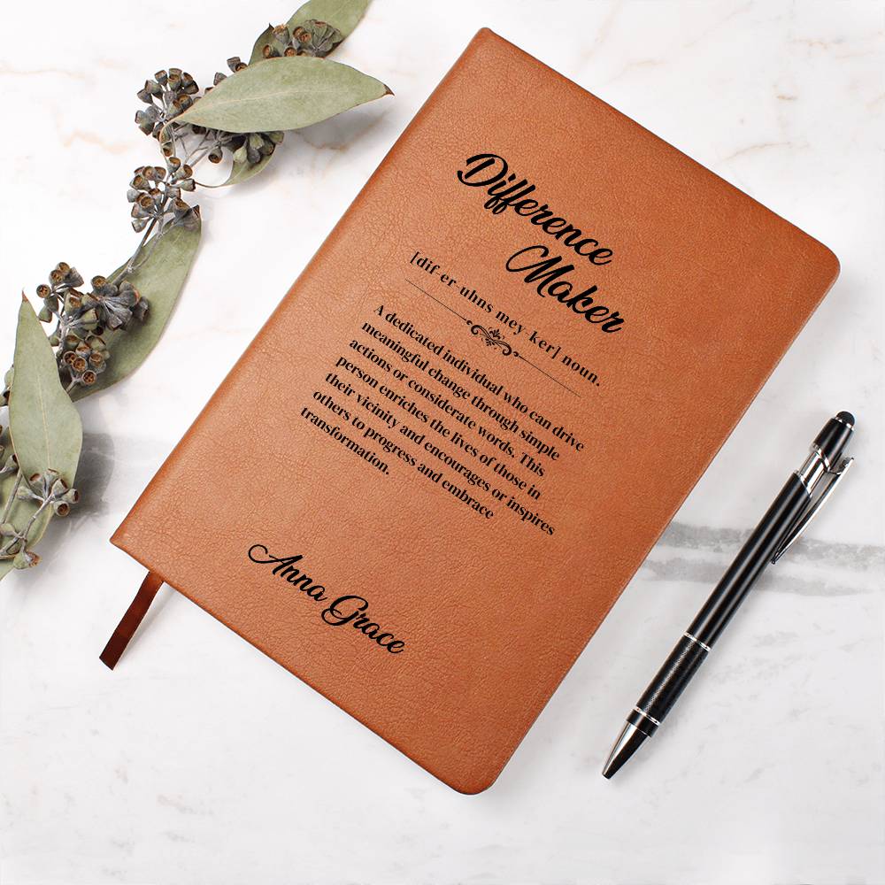Difference Maker Personalized Journal