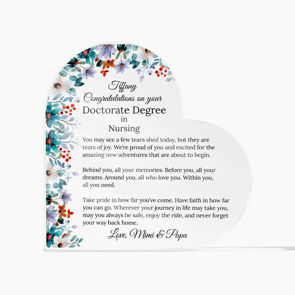 Personalized Doctorate Phd Graduation Gift
