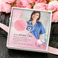 Nurse Wif Custom Photo Stethoscope Necklace Gift-[Heartfelt Family Gift]