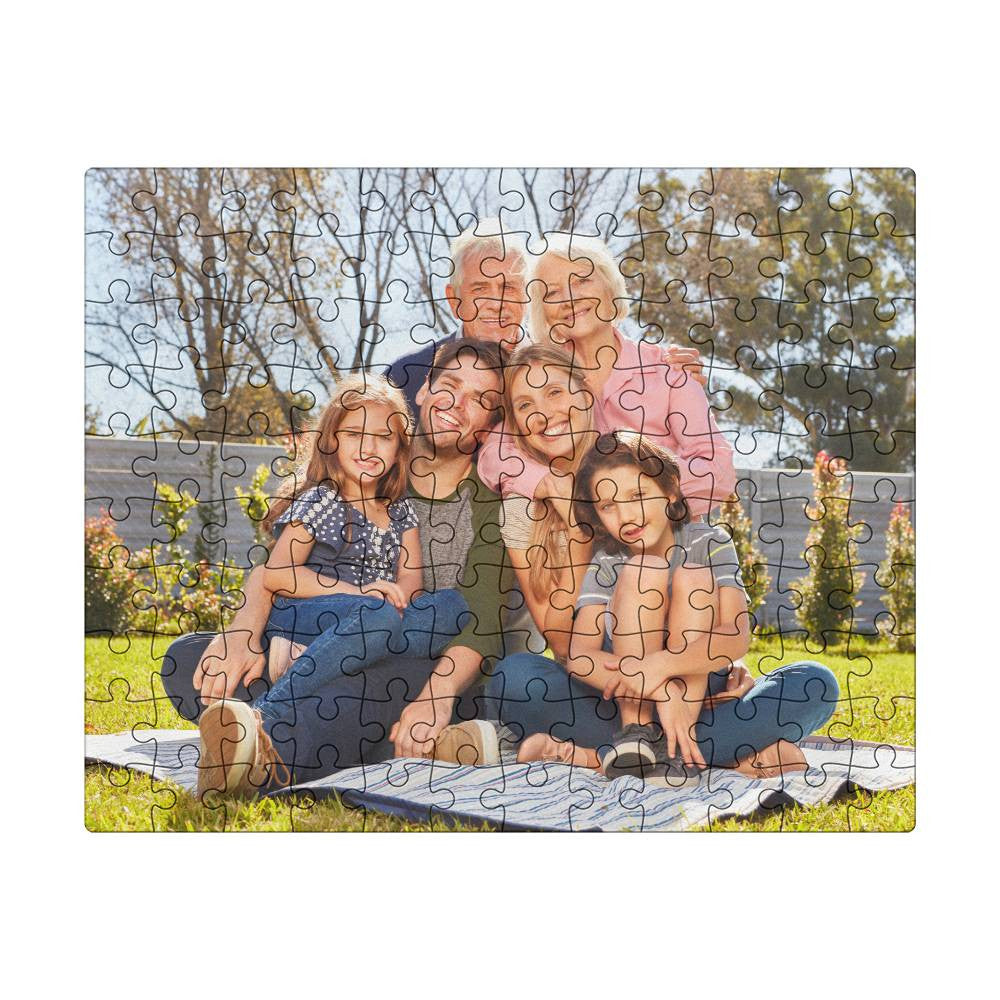 Custom Photo Jigsaw Puzzle 8" x 10"-[Heartfelt Family Gift]