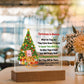 Christmas In Heaven Empty Chair Memorial Plaque-[Heartfelt Family Gift]