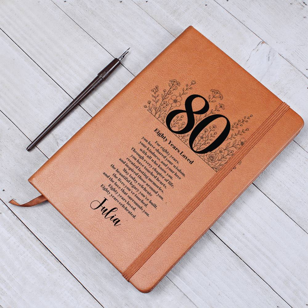 80th Birthday Journal