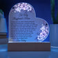 Boyfriends Mom Acrylic Heart Plaque-[Heartfelt Family Gift]