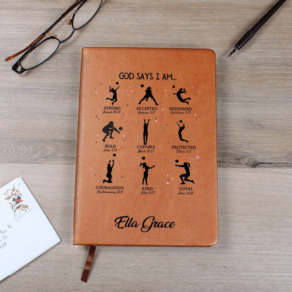 Volleyball Player Gift - God Says I Am-[Heartfelt Family Gift]