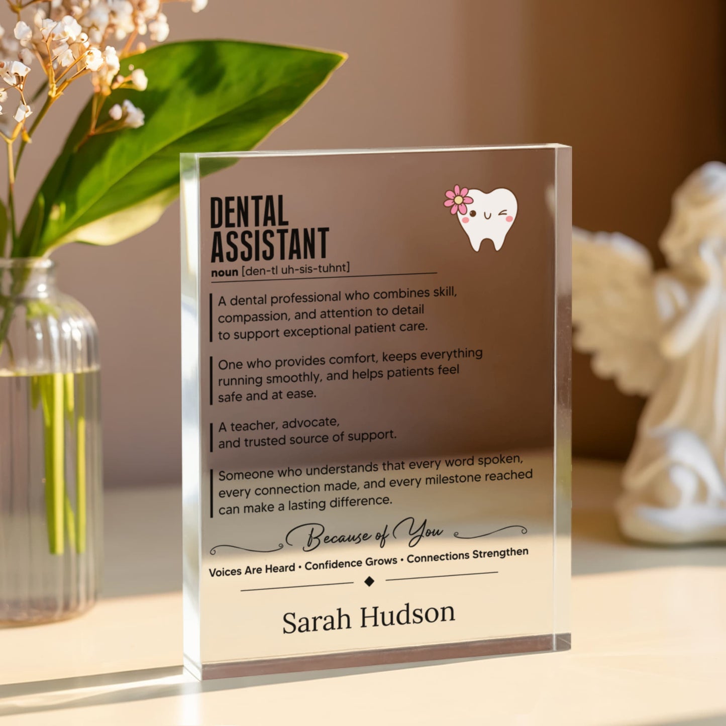 Dental Assistant Appreciation Plaque Gift