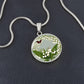 May Birth flower Necklace with butterfly and Lily of the valley-[Heartfelt Family Gift]