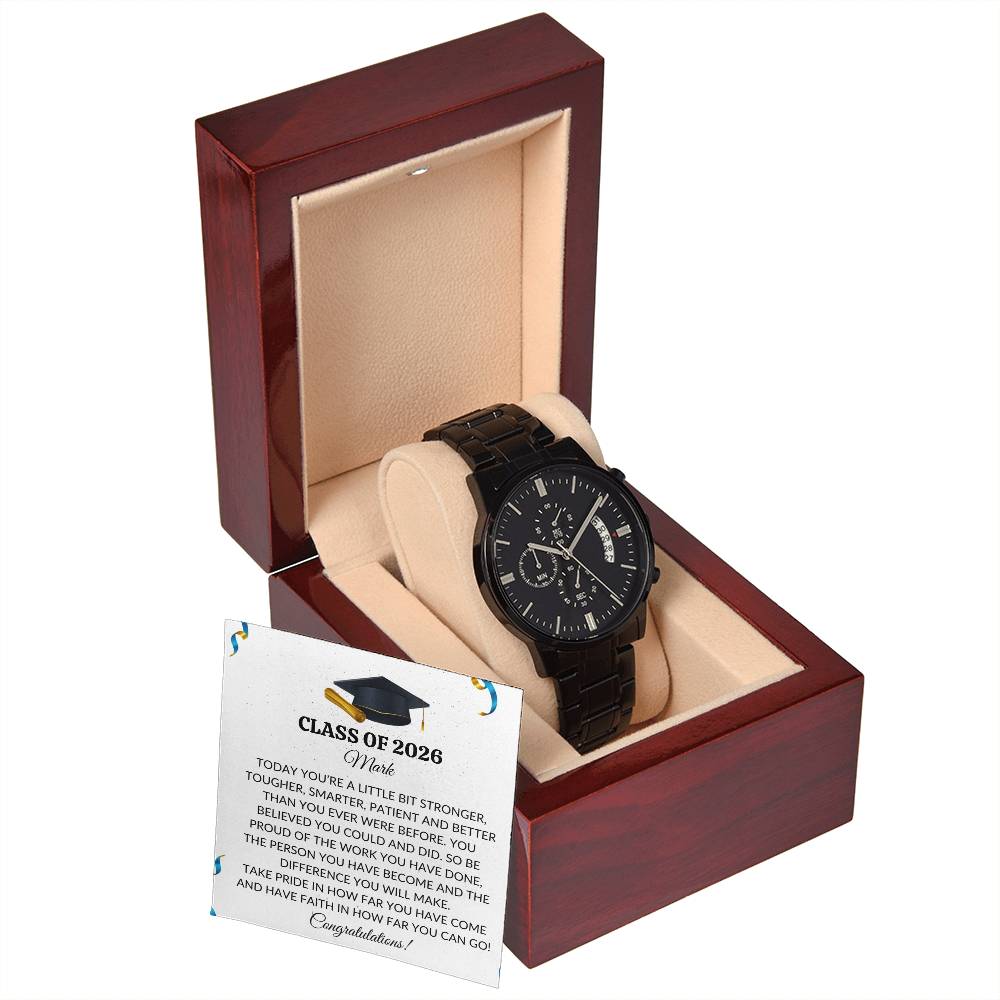 Class of 2026 Graduation Gift Chronograph Watch