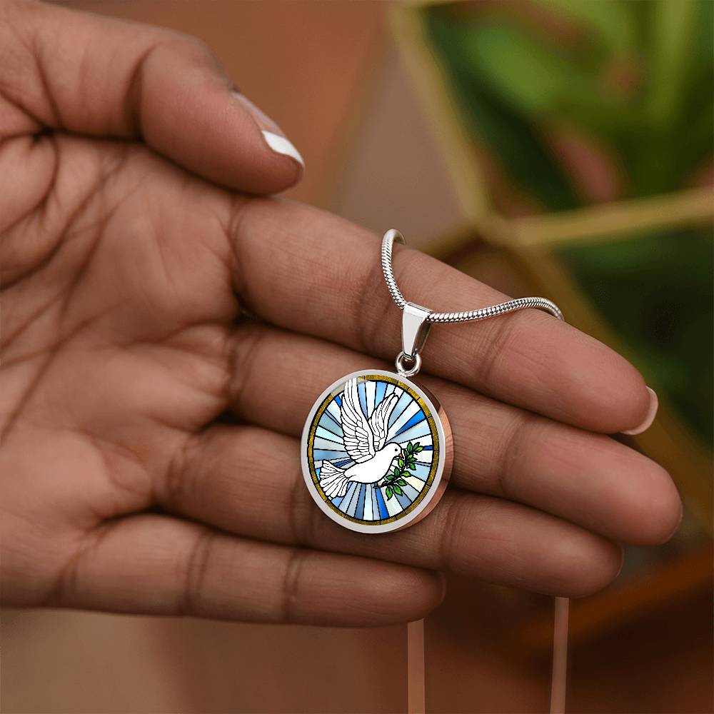 Peace Dove Pendant Necklace