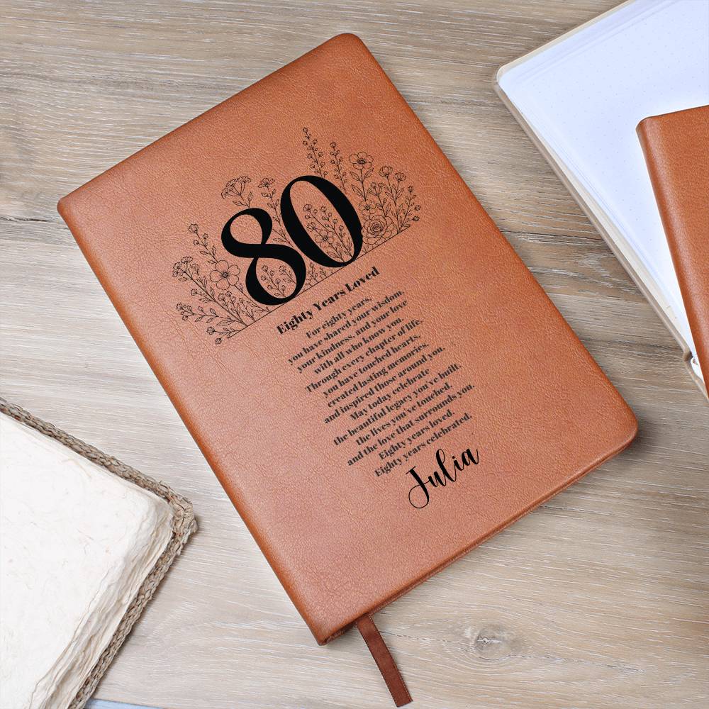 80th Birthday Journal