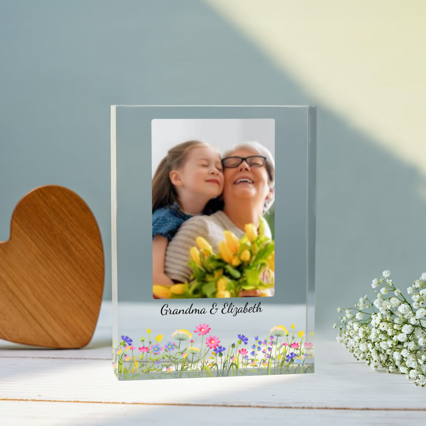 Grandma & Me Photo Acrylic Block