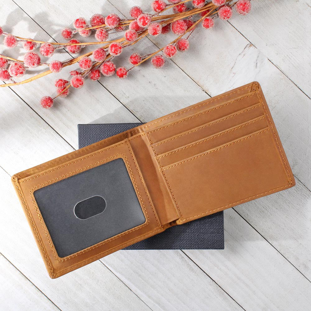 Custom Photo Wallet Gift for Dad-[Heartfelt Family Gift]
