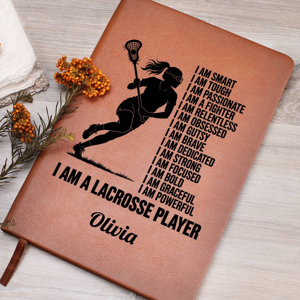 Personalized Lacrosse Player Affirmation Journal