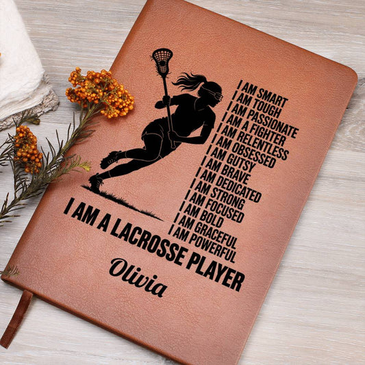 Personalized Lacrosse Player Affirmation Journal