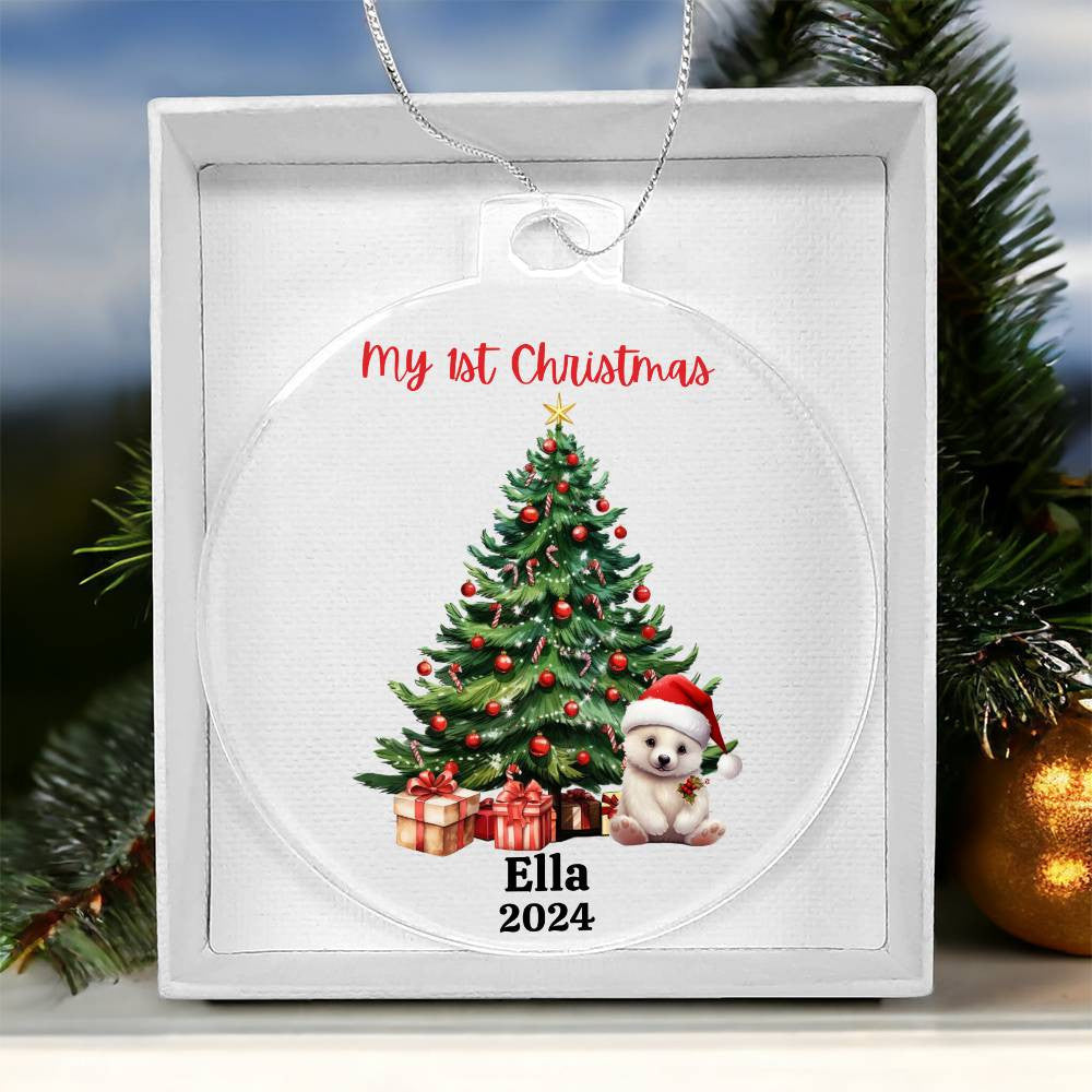 Baby's 1st Christmas Ornament-[Heartfelt Family Gift]