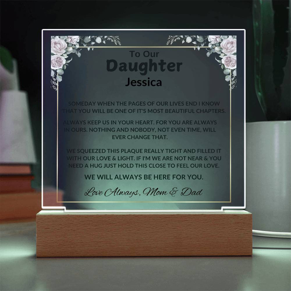 Daughter Plaque Gift-[Heartfelt Family Gift]