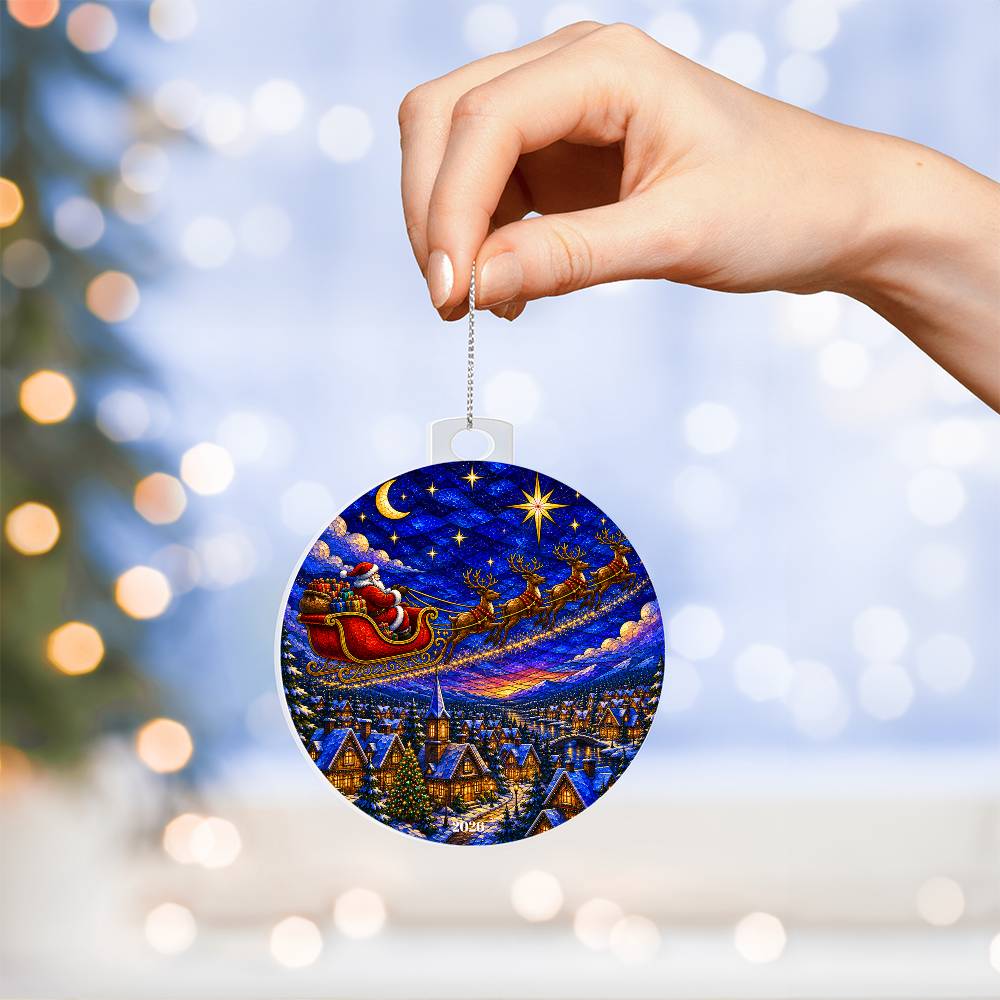 Santa Christmas Ornament