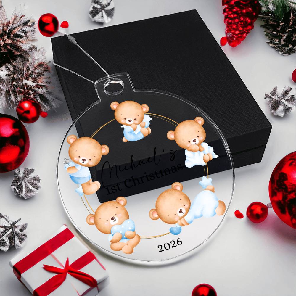Baby's 1st Christmas Custom Ornament