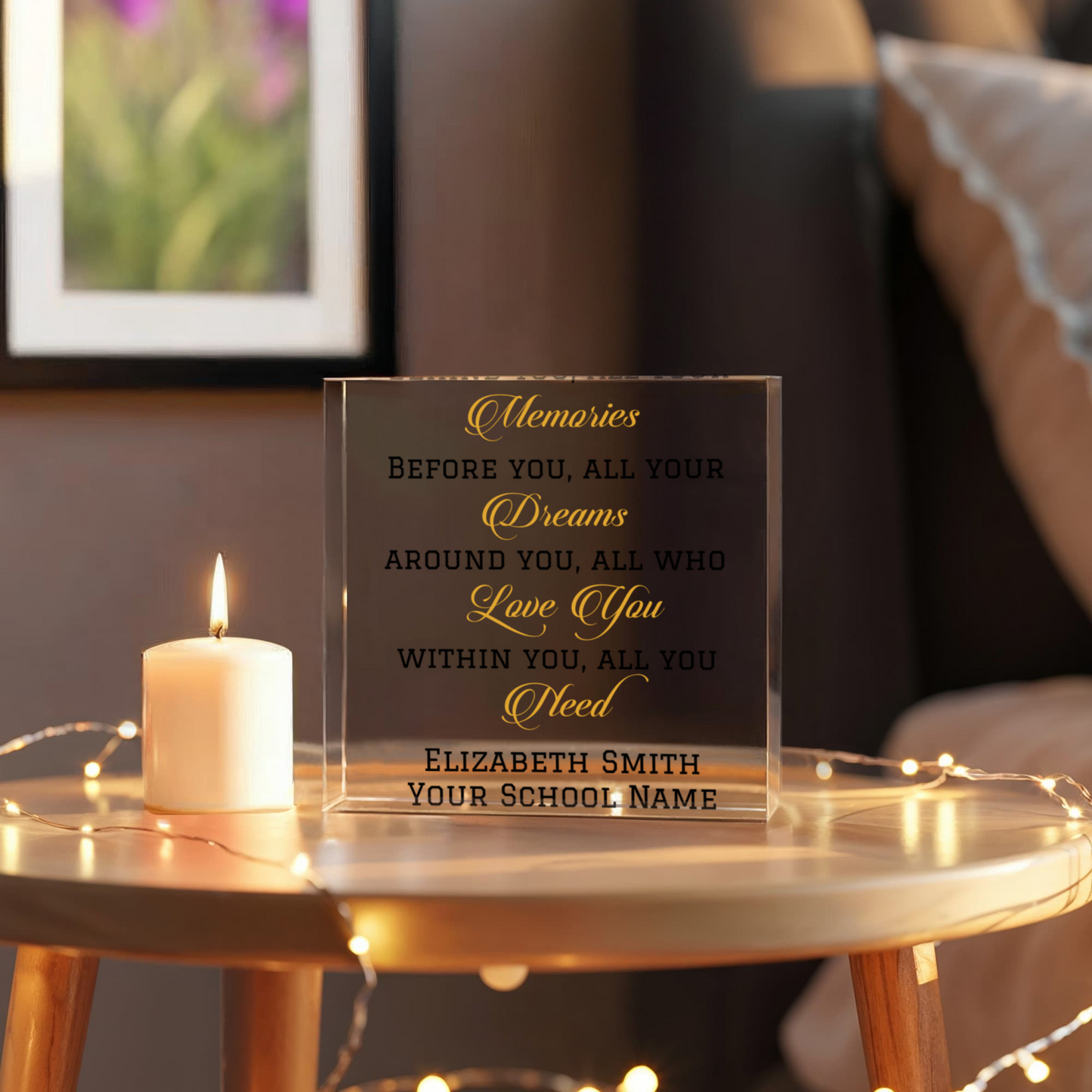 Personalized Graduation Plaque for Class of 2026