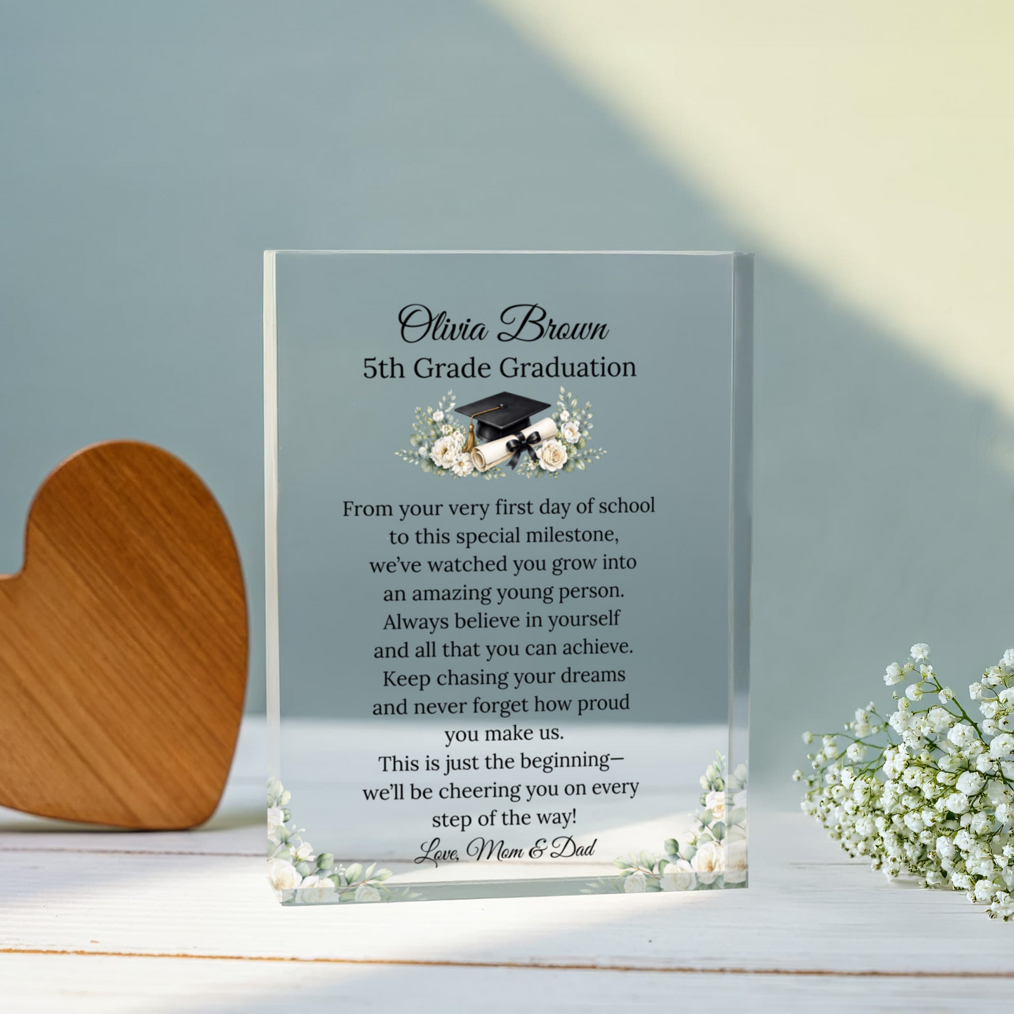 5th Grade Graduation Acrylic Plaque