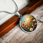 Wildflowers Engraved Necklace-[Heartfelt Family Gift]