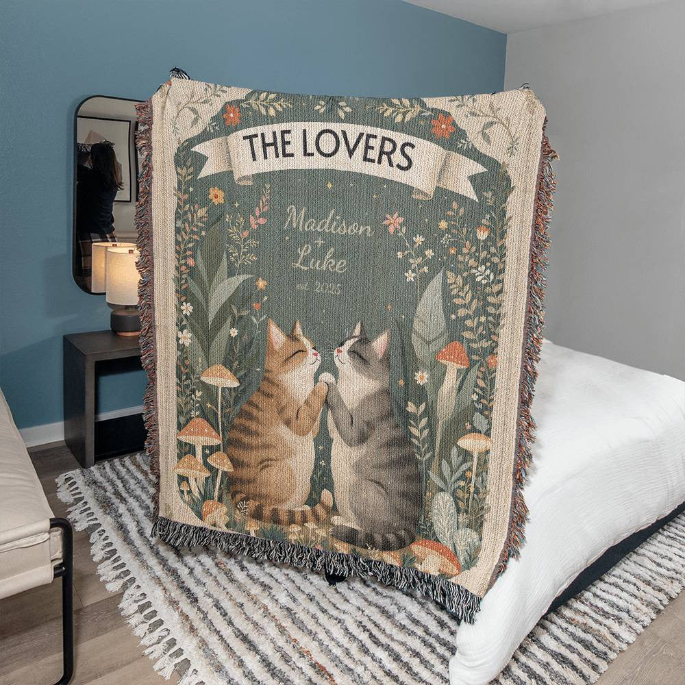 Lovers Cat Blanket-[Heartfelt Family Gift]