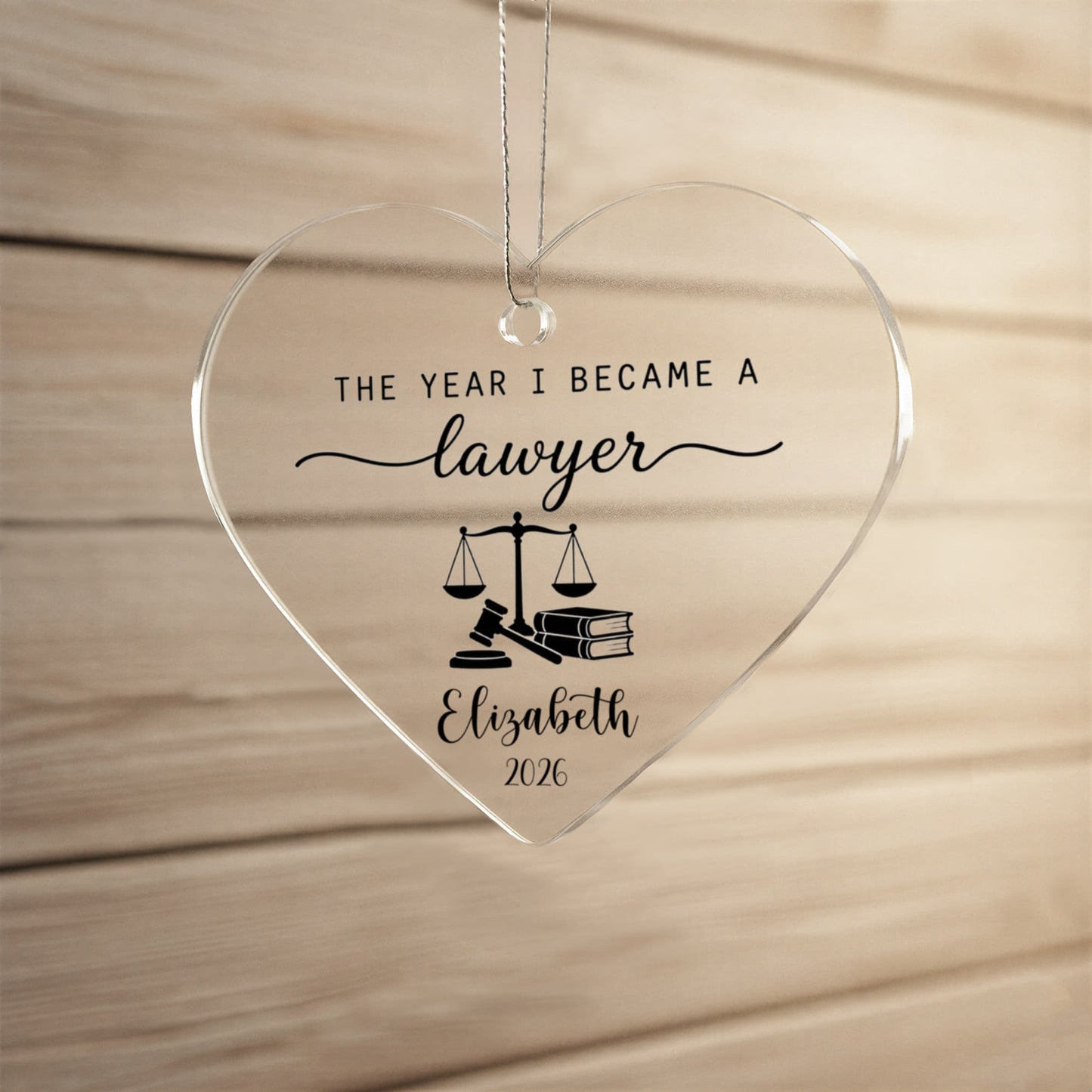1st Christmas As A Lawyer Ornament