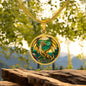 Dragon Gold Fantasy Engraved Necklace in Gold or Silver-[Heartfelt Family Gift]