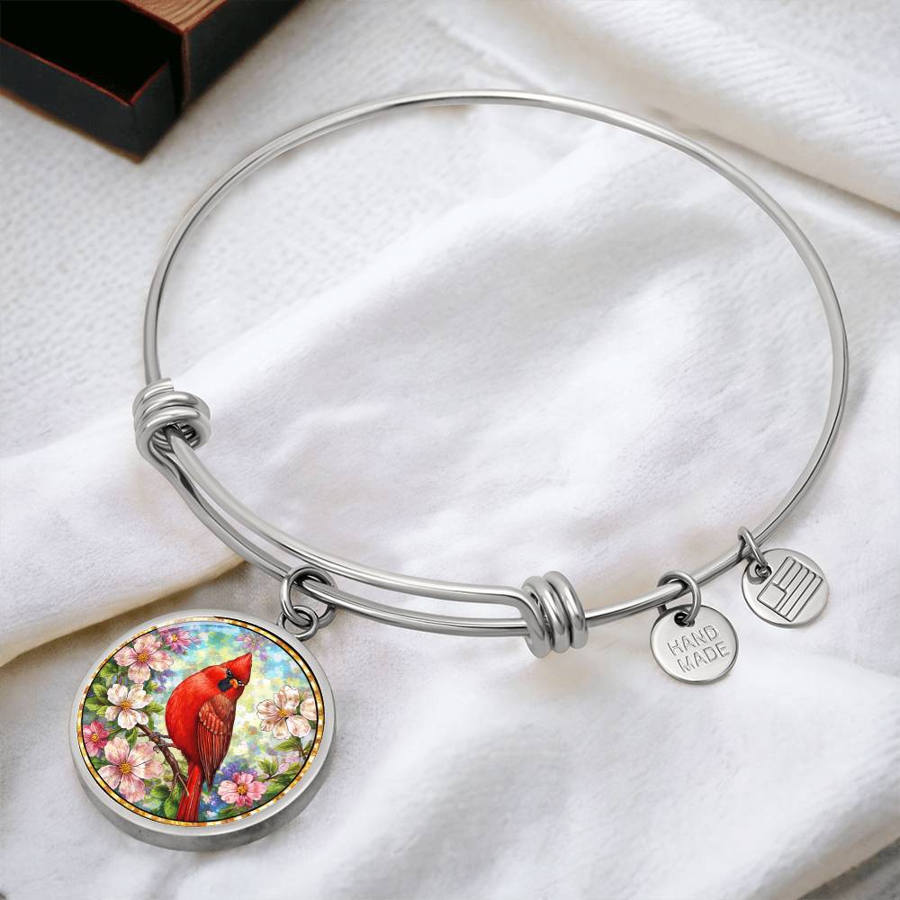 Cardinal Personalized Engraved Necklace Bracelet or Keychain