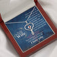 Nurse Wife Stethoscope Necklace - Thoughtful Gift for Her-[Heartfelt Family Gift]