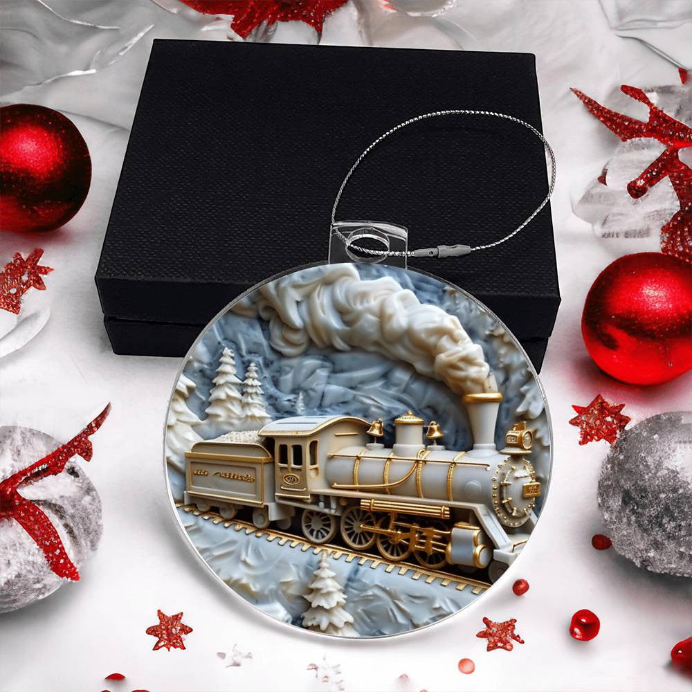 Acrylic Christmas Ornament-[Heartfelt Family Gift]
