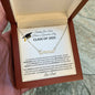 Graduation Memorial Name Necklace From Loved One Class of 2025-[Heartfelt Family Gift]