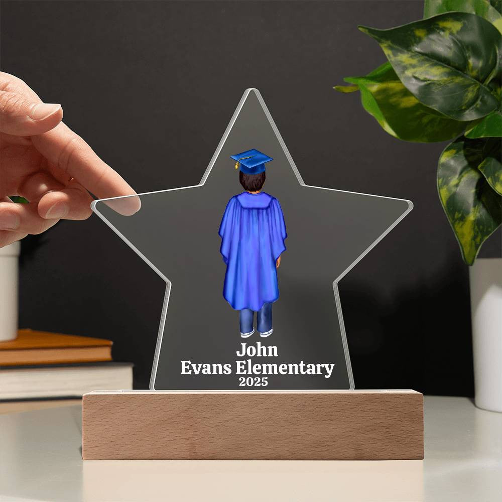 Kindergarten Graduation Star Plaque