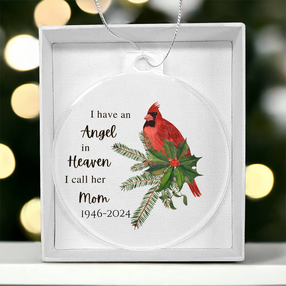 Mom Remembrance Ornament-[Heartfelt Family Gift]