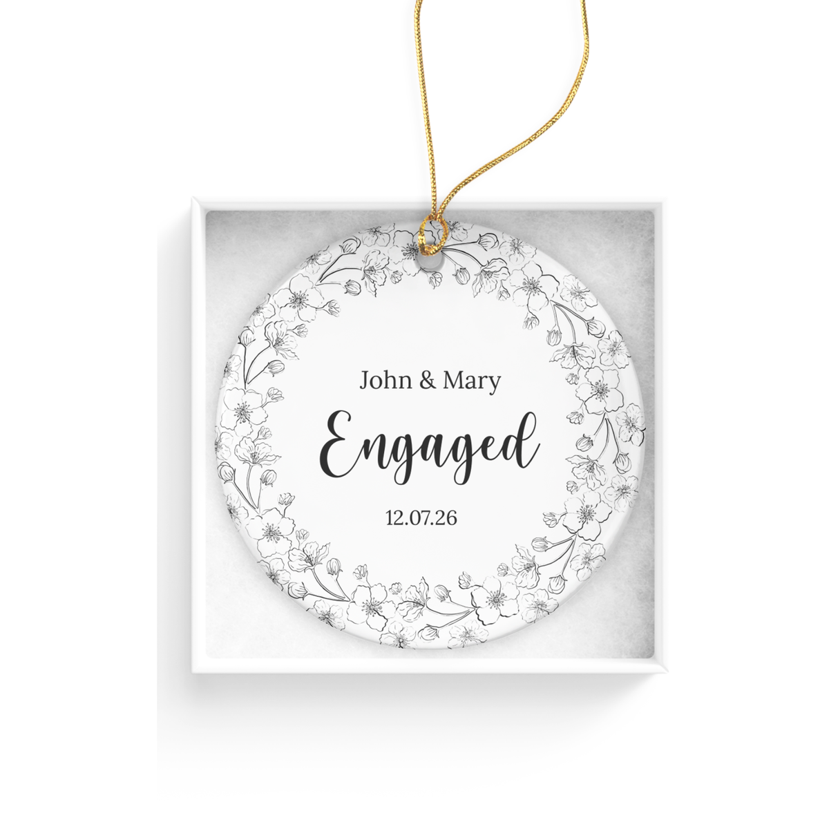 Engagement Ornament