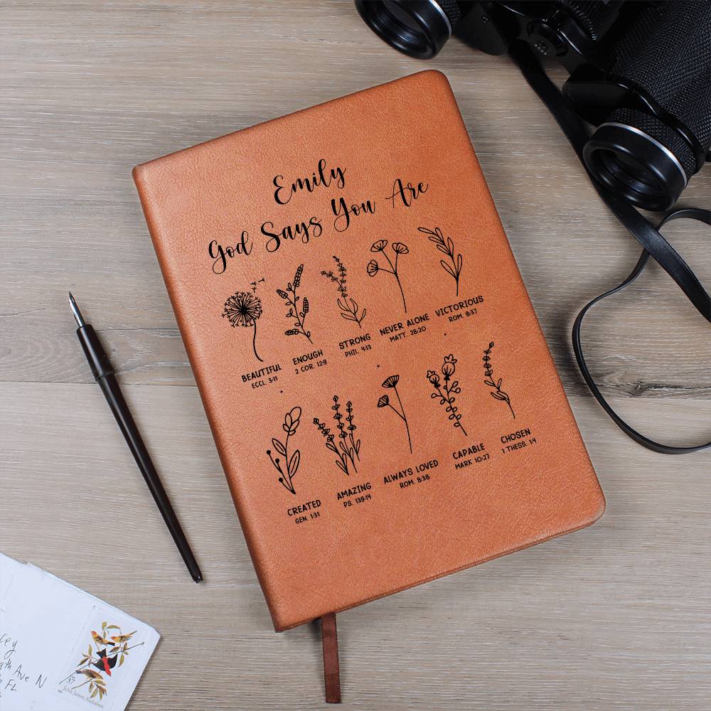 Personalized God Says You Christian Journal