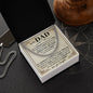 Dad Blessed Cuban Link Chain Necklace for Men-[Heartfelt Family Gift]