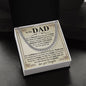 Dad Blessed Cuban Link Chain Necklace for Men-[Heartfelt Family Gift]