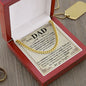 Dad Blessed Cuban Link Chain Necklace for Men-[Heartfelt Family Gift]