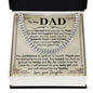 Dad Blessed Cuban Link Chain Necklace for Men-[Heartfelt Family Gift]