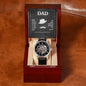 Dad Men's Openwork Watch with Lighted Gift Box-[Heartfelt Family Gift]