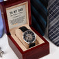 Dad Men's Openwork Watch with Lighted Gift Box-[Heartfelt Family Gift]